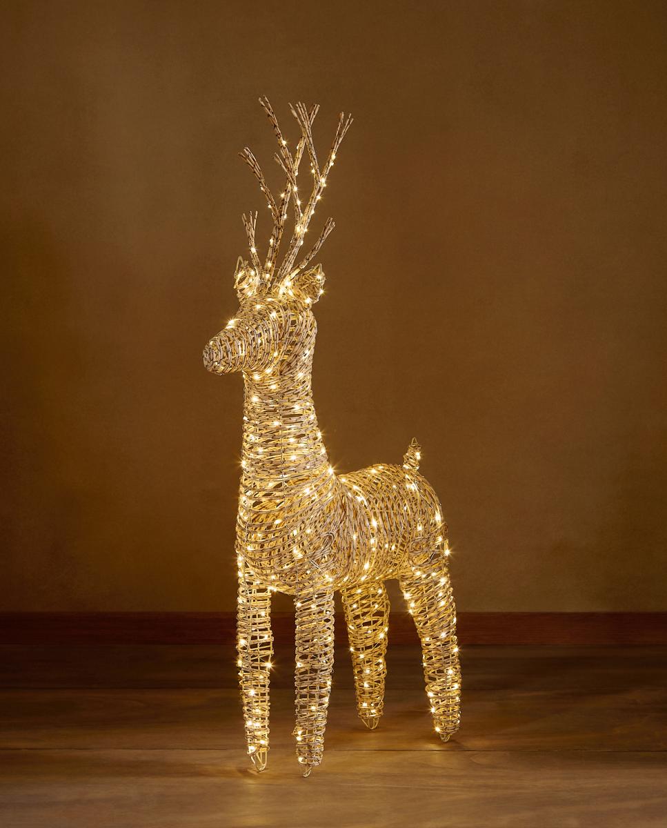 Imagen 0 de Figura reno para exterior con 360 luces LED Navidad
