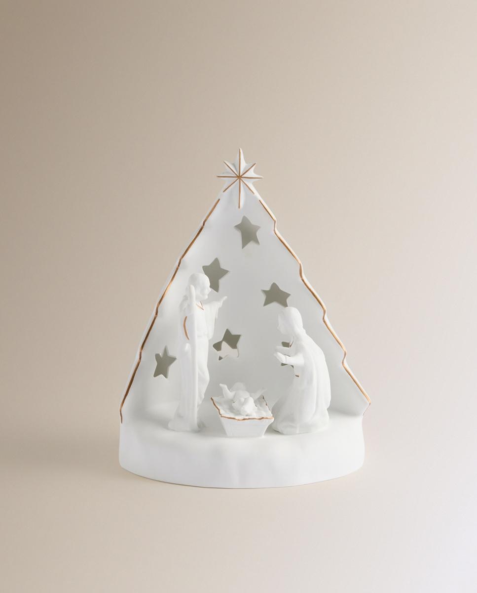 Imagen 0 de Figura monopieza Nacimiento con luz Navidad El Corte Inglés