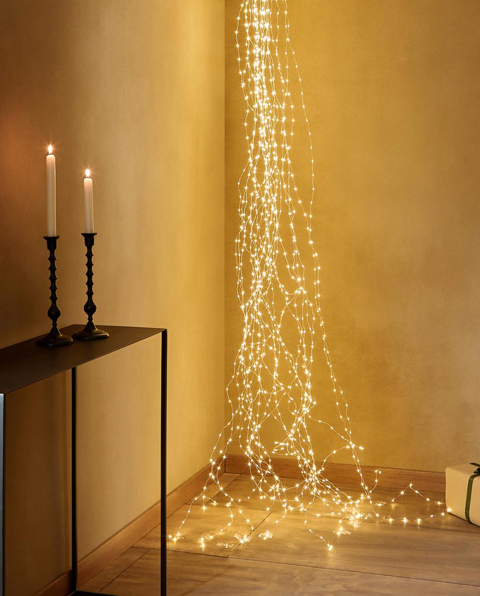 Imagen 0 de Cortina decorativa con 1500 luces LED Navidad