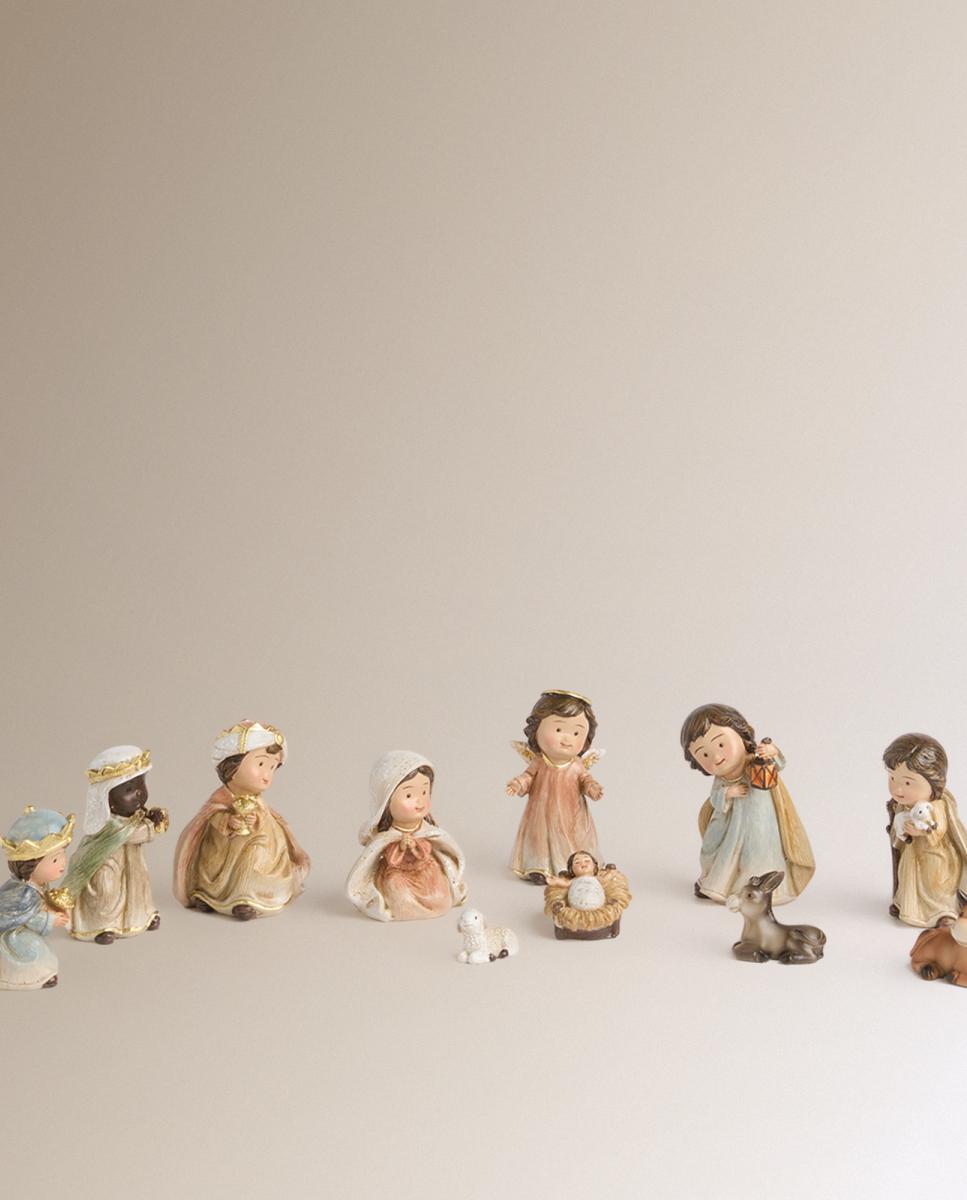 Imagen 0 de Set de figuras infantiles Nacimiento Farol Navidad
