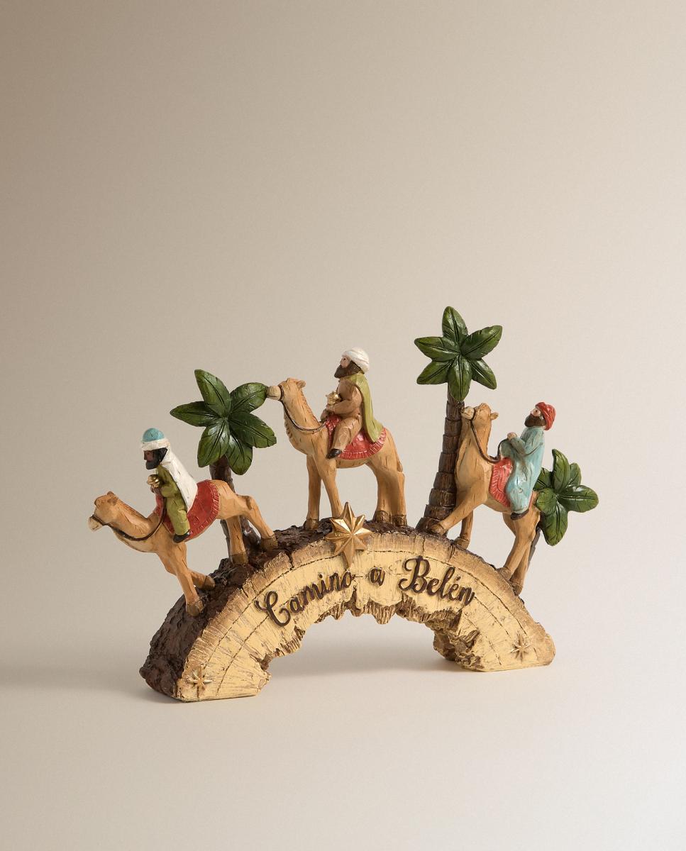 Imagen 0 de Figura infantil Reyes Magos Letras Navidad
