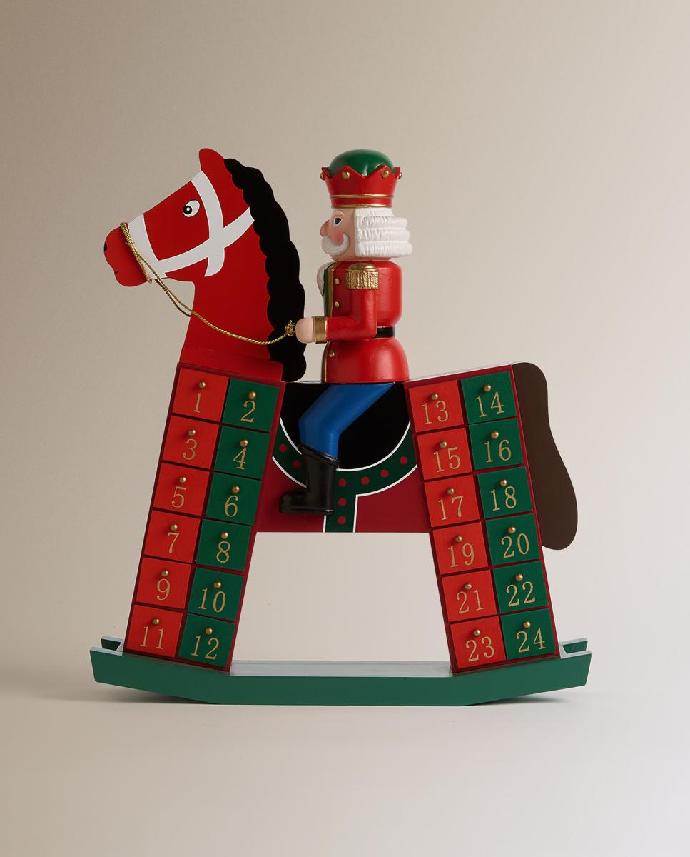 Imagen 0 de Calendario de adviento Caballo Cascanueces Navidad