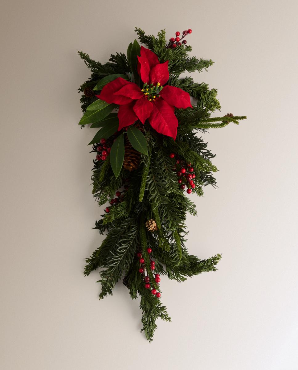 Imagen 0 de Flor de Pascua decorativa Navidad El Corte Inglés