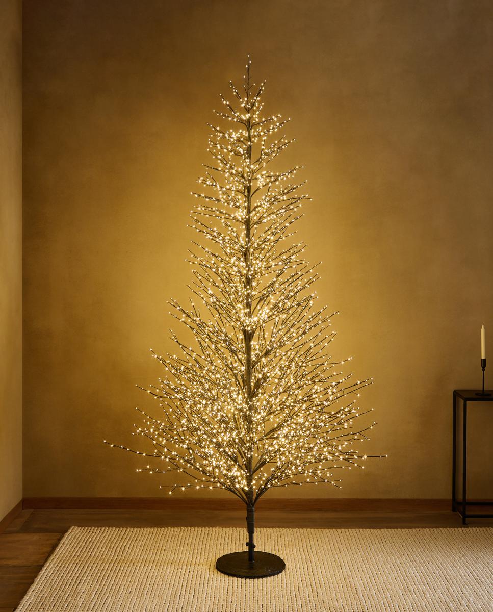 Imagen 0 de Árbol de suelo contemporáneo con 4060 luces LED para exterior Malmo Navidad