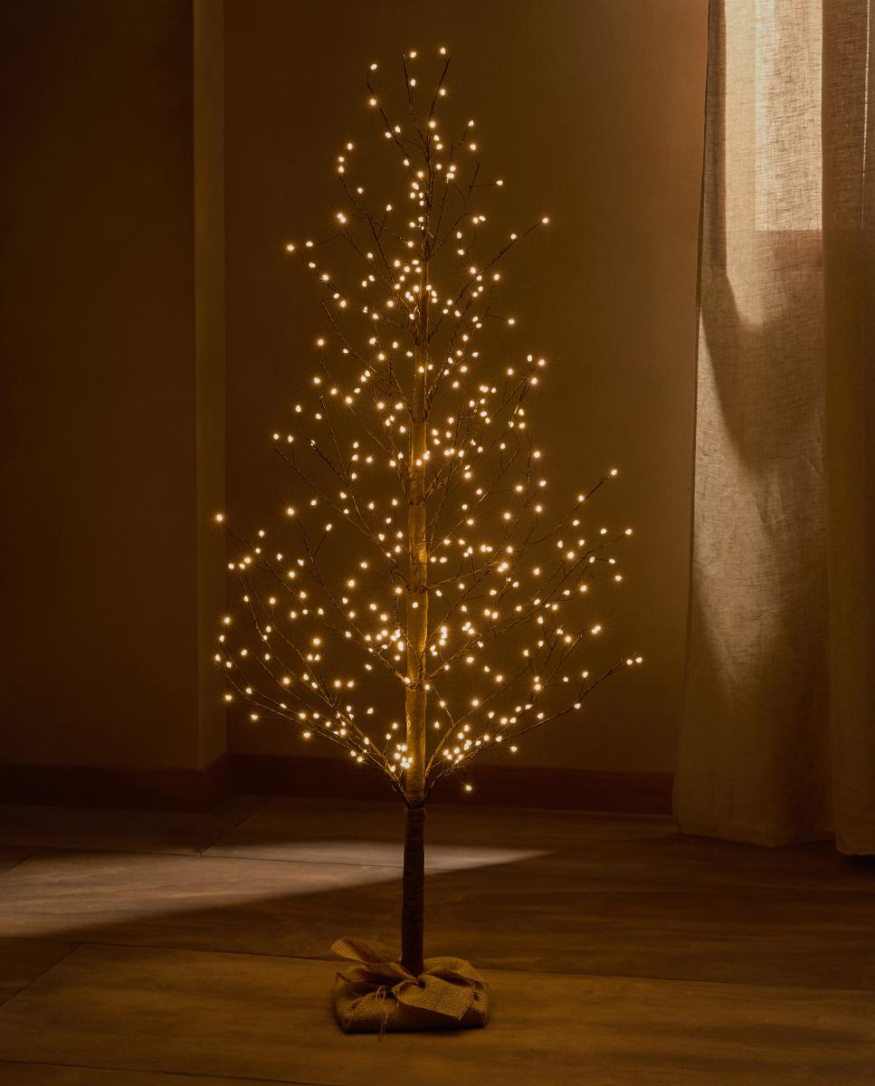 Imagen 0 de Árbol de suelo contemporáneo con luces LED Volda Navidad