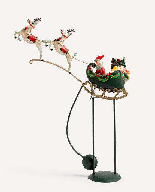 Balancín Santa Claus en trineo El Corte Inglés