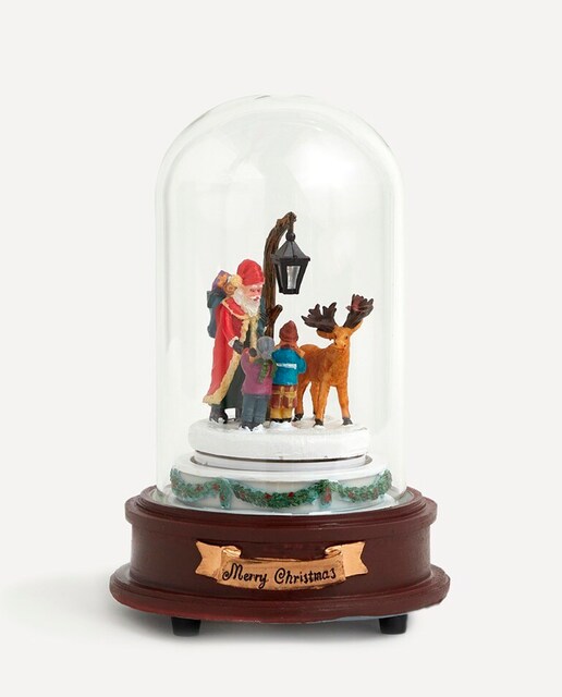 Cápsula Santa Claus con luz y música Navidad El Corte Inglés