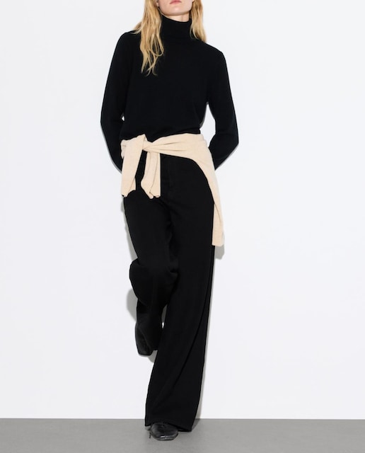 Imagen 0 de Jersey con cuello cisne de mujer 100% cashmere