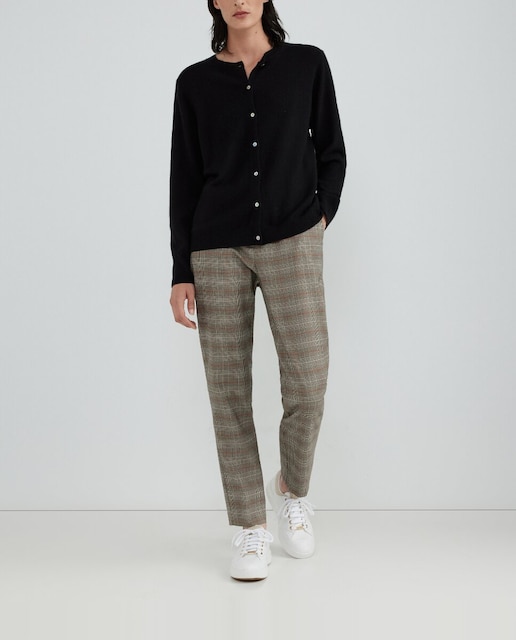 Imagen 0 de Chaqueta de punto de mujer 100% cashmere cuello caja