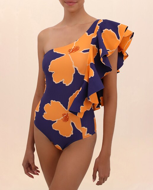 Imagen 0 de Bañador de mujer con hombro volado
