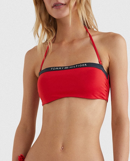 Imagen 0 de Top bikini bandeau liso