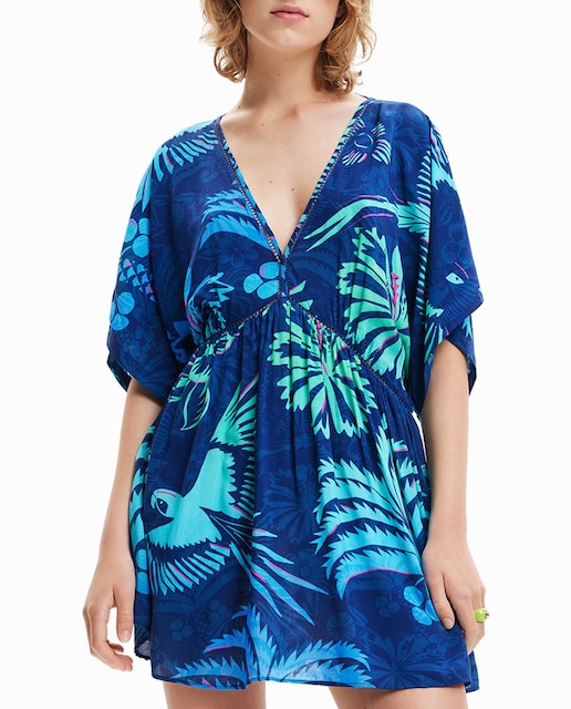 Imagen 0 de Vestido túnica tropical