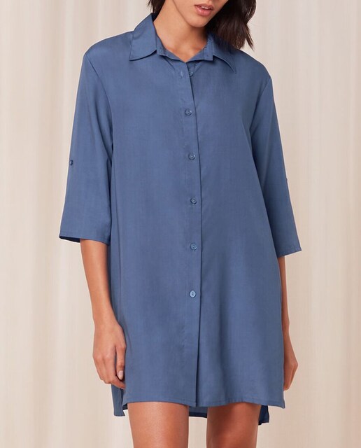 Imagen 0 de Túnica holgada confeccionada con algodón orgánico