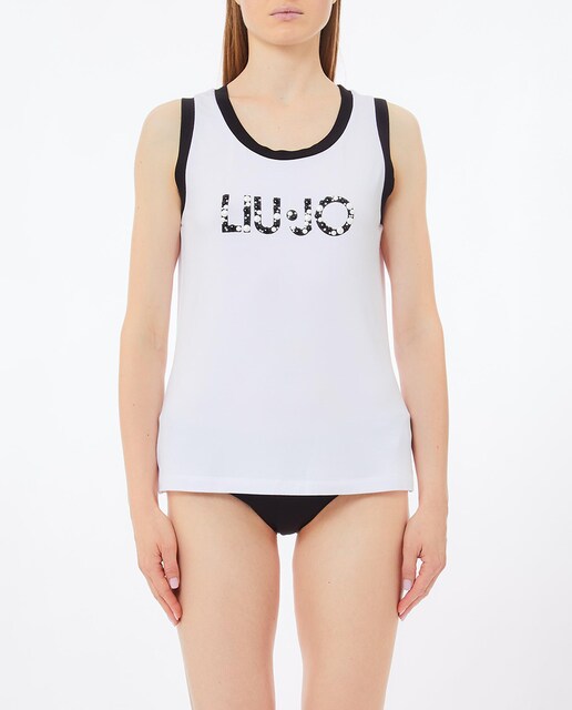 Imagen 0 de Camiseta tirantes lisa con logo
