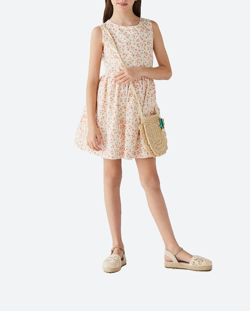 Imagen 0 de Vestido corto de niña con flores