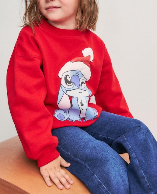 Imagen 0 de Sudadera licencia Stitch Navideño de niña