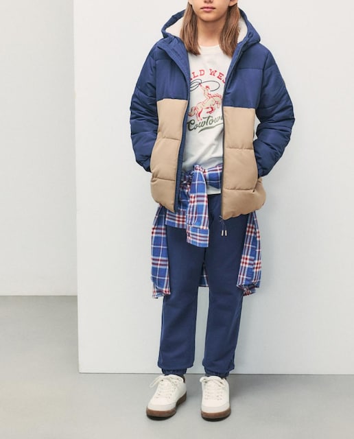 Imagen 0 de Pantalón jogger de felpa plana de niño