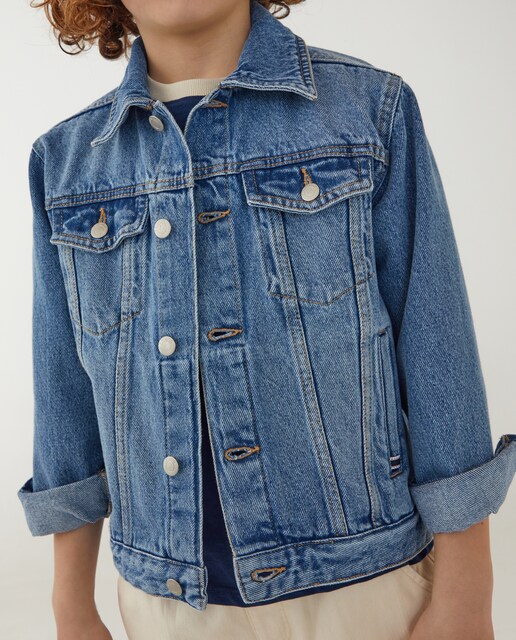 Imagen 0 de Cazadora vaquera básica de niño