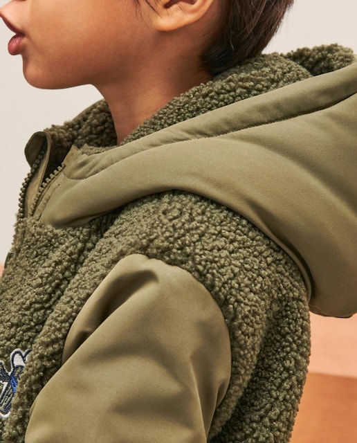 Imagen 0 de Cazadora lisa con borrego de niño