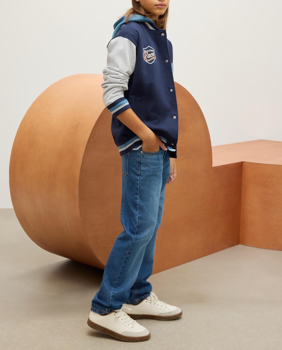 Imagen 0 de Sudadera bomber capucha de niño