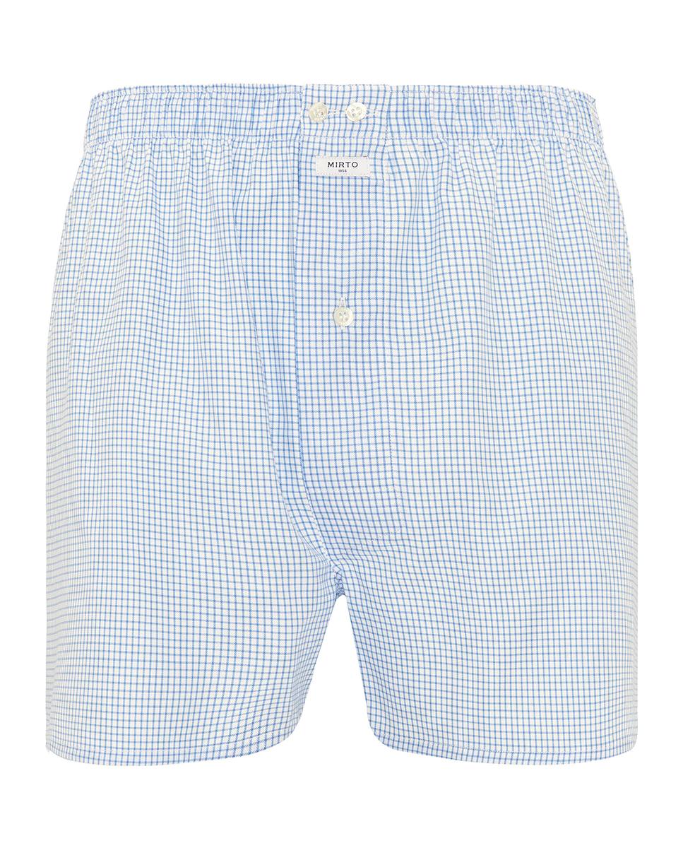Imagen 0 de Bóxer de hombre de hombre cuadros twill de algodón
