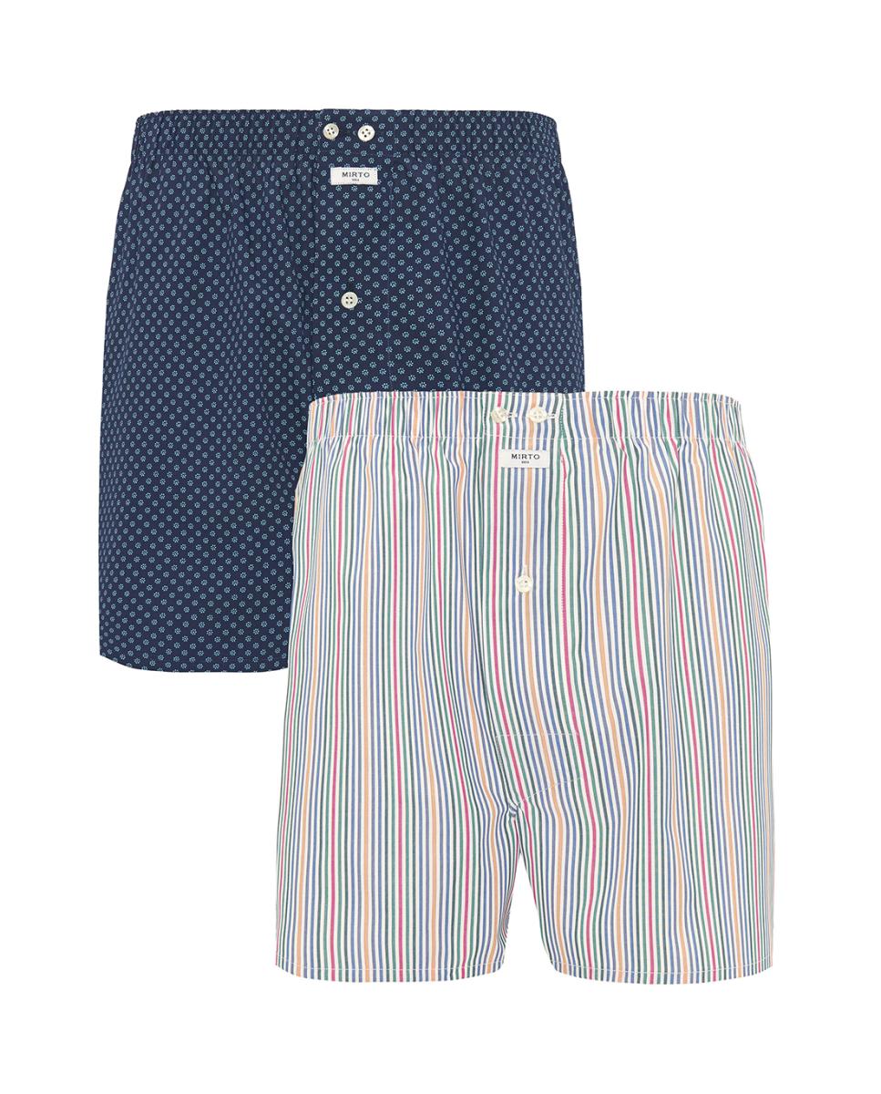 Imagen 0 de Pack dos bóxer de hombre de algodón multicolor