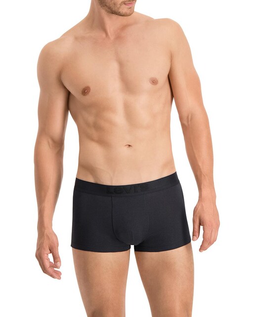 Imagen 0 de Pack de tres bóxers de punto de hombre negros