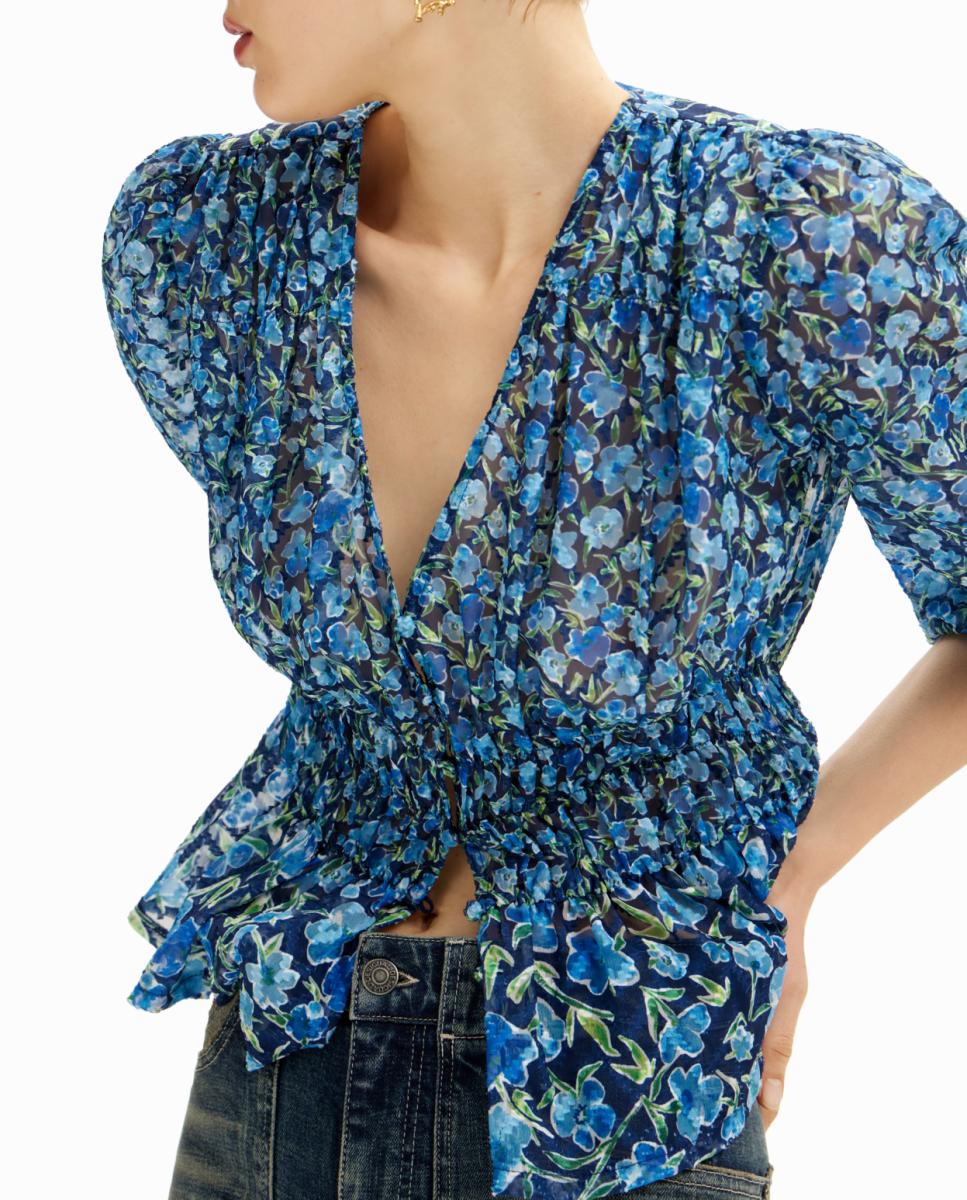 Imagen 0 de Blusa plumeti flores de mujer