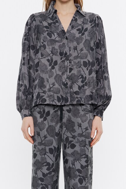 Imagen 0 de Camisa fluida Canary camo de mujer