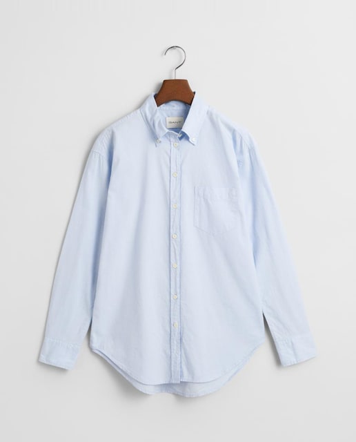 Imagen 0 de Camisa de mujer de cuello abotonado con bolsillo