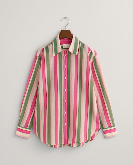 Imagen 0 de Camisa de mujer estampada de corte relajado