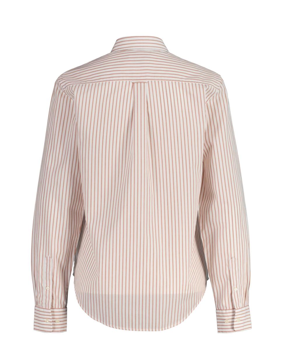 Imagen 0 de Camisa de mujer de popelin con estampado de rayas