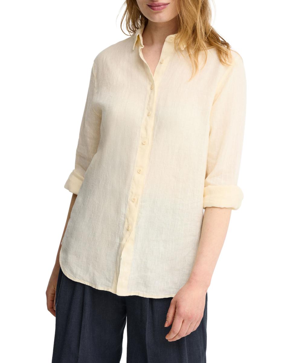 Imagen 0 de Camisa de mujer de corte relajado y diseño sencillo