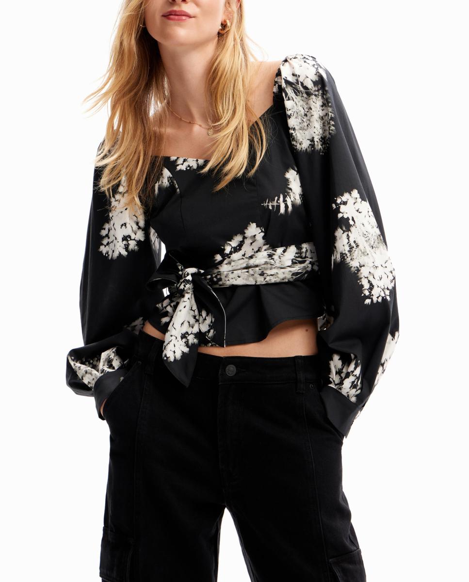 Imagen 0 de Blusa corsé floral