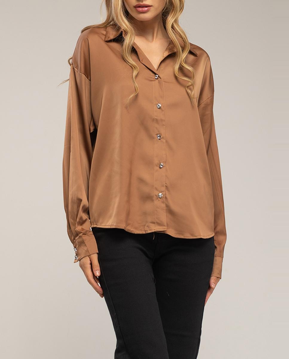 Imagen 0 de Blusa con seda de mujer