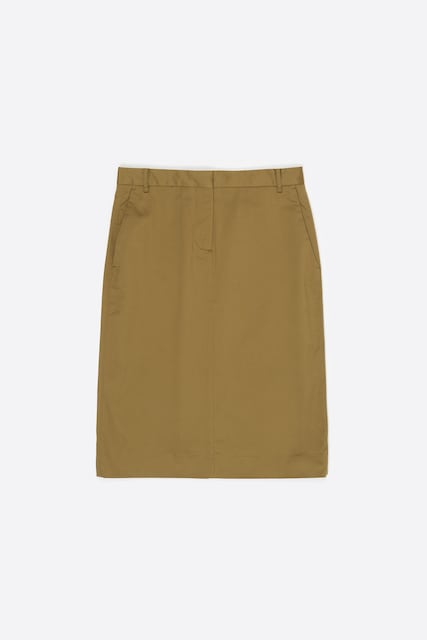 Imagen 0 de Falda recta algodón de mujer