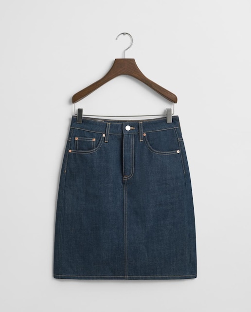 Imagen 0 de Falda denim corte regular tacto vintage