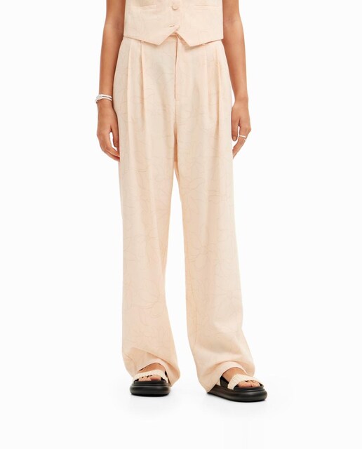 Imagen 0 de Pantalón sastre floral de mujer