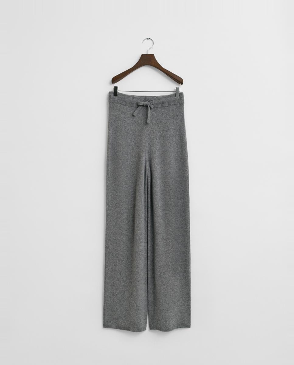 Imagen 0 de Pantalones de mujer de punto cinturilla con cordones de punto