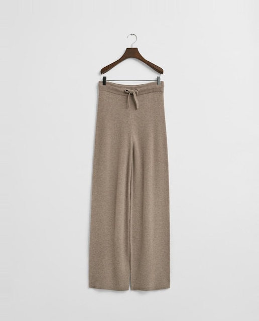 Imagen 0 de Pantalones de mujer de punto cinturilla con cordones de punto