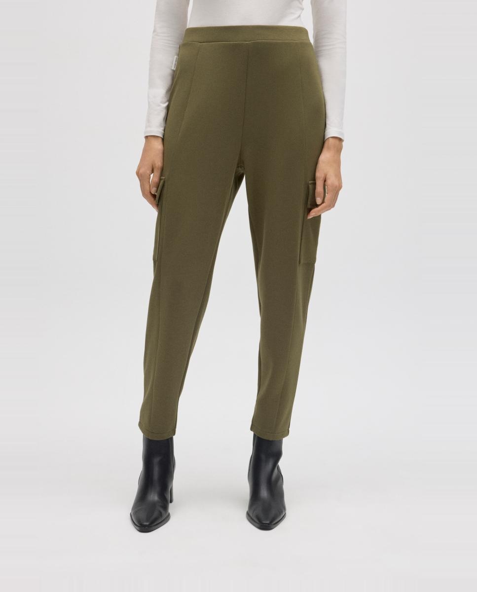 Imagen 0 de Pantalón jogger cargo de tiro alto de mujer
