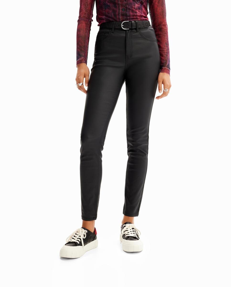 Imagen 0 de Pantalón efecto piel