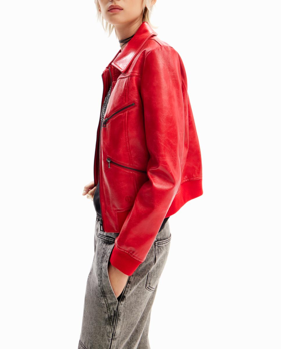 Imagen 0 de Chaqueta biker retro de mujer
