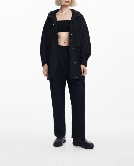 Imagen 0 de Parka forro multibolsillo de mujer