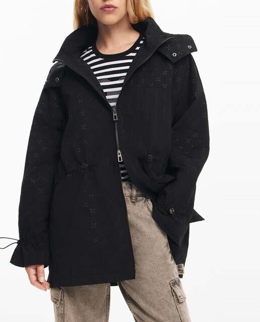Imagen 0 de Parka impermeable capucha de mujer