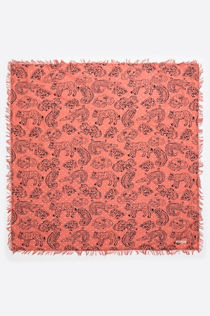 Imagen 0 de Chal algodón Jungle print de mujer