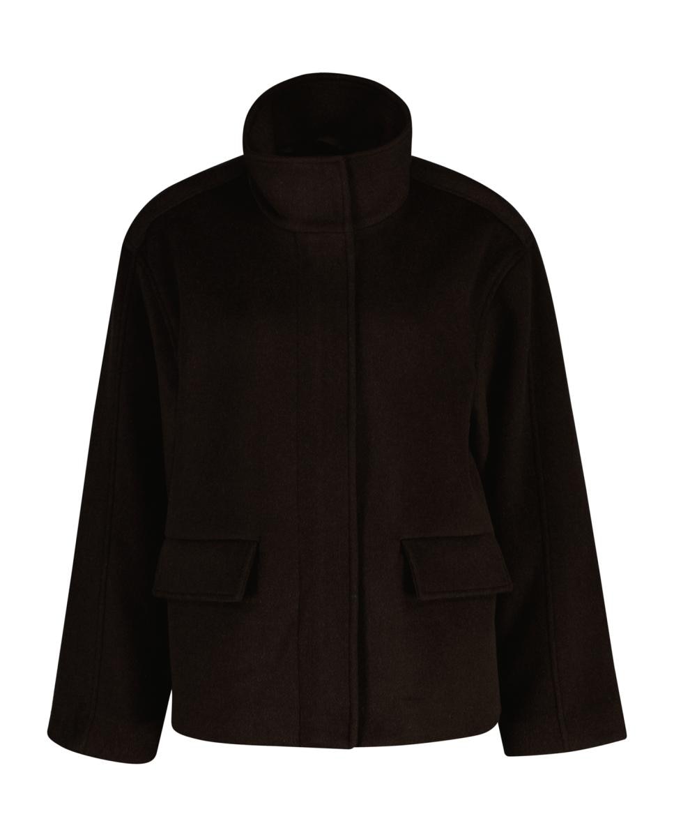 Imagen 0 de Chaqueta de mujer forrada con acabado brillante