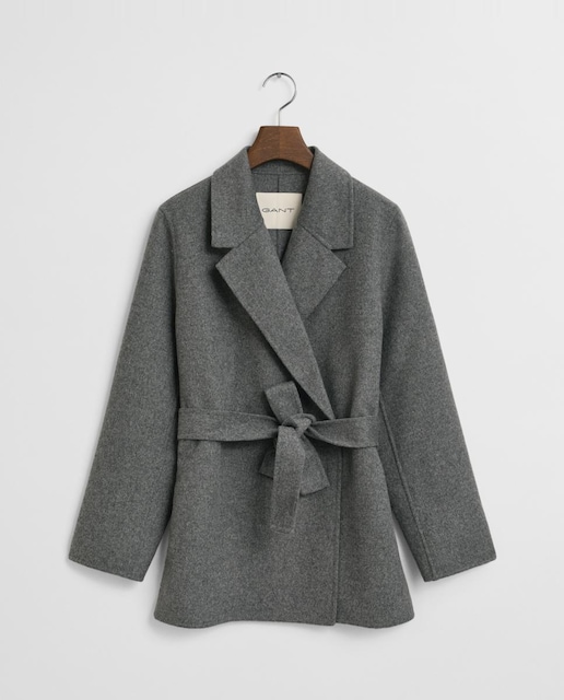 Imagen 0 de Chaqueta de mujer de corte normal y cinturón extraible