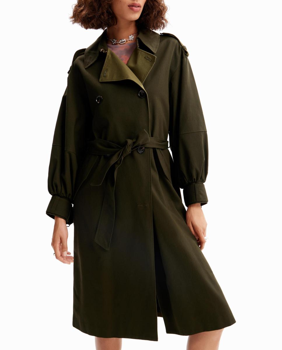 Imagen 0 de Gabardina oversize cinturón