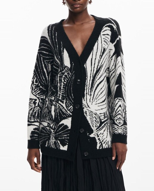 Imagen 0 de Cardigan estampado de mujer